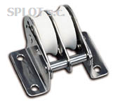 Blok zwrotny pionowy podwójny z rolkami z tworzywa