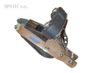 Blok pojedynczy z zaczepem uchem i knagą (od dołu)