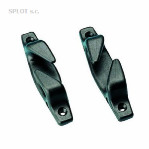 Półkluza plastlikowa skośna 150 mm - lewa