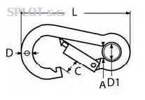 Karabińczyk z kauszą A4  4x40