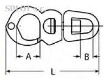Szekla zatrzaskowa, krętlikowa A4  85