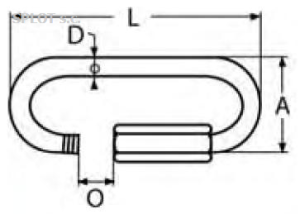Ogniwo skręcane, długie A4 nr.  5