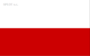 Flaga Polska 125X200 cm