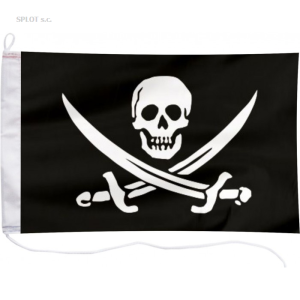 Bandera 20x30 piracka czarna