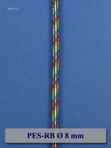 linka Pes Rainbow fi  8mm
