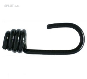 Zaczep liny gumowej fi:6 czarny